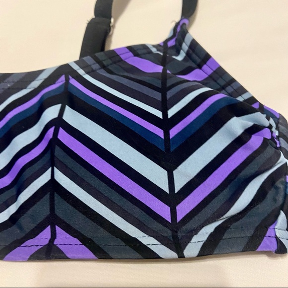 SZ SM MASSIMO SUPPLY CO SPORTS BRA W LADDER BACK - Picture 3 of 9